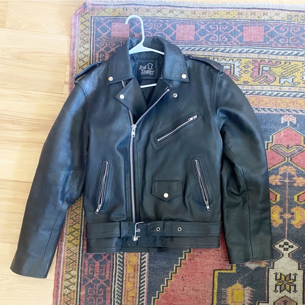 Vintage Moto Leather Jacket